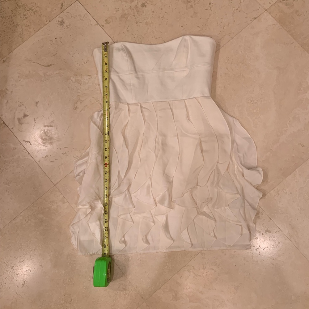 Flirty cream cocktail dress